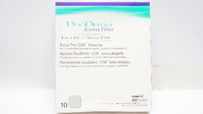ConvaTec 187955 DuoDerm Extra Thin CGF Dressing 4inch x 4inch - Box of 10